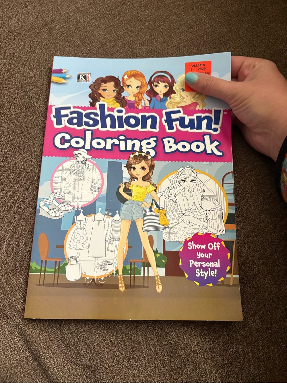 Kids Fashion Fun! Coloring Book NEW